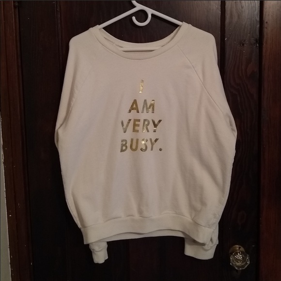 ban.do Tops - ❤️ban.do - I Am Very Busy Sweatshirt - XL